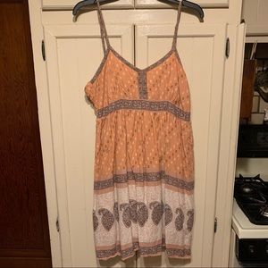 Orange sundress